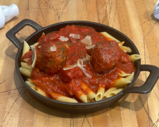 PENNE WITH MEATBALLS image