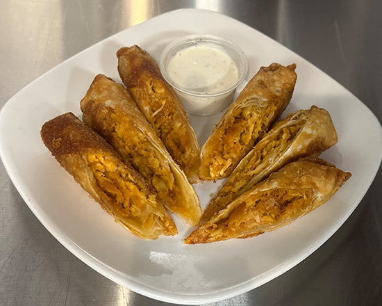 Buffalo Chicken Egg Rolls