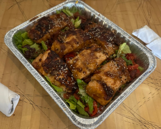 Bourbon Salmon Salad