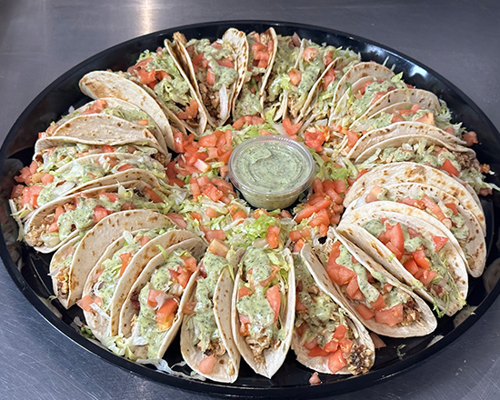 Large Platter Chicken Tacos