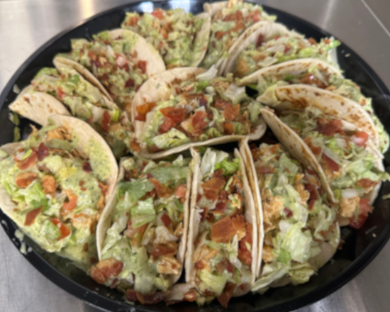 Small Platter Chicken Tacos