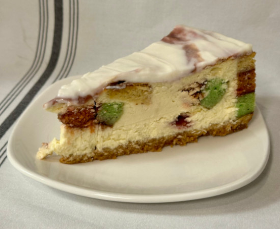 [NEW]! RAINBOW COOKIE CHEESECAKE image