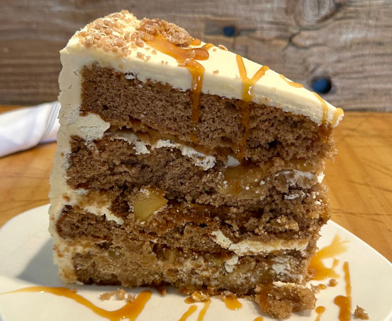 APPLE CARAMEL SPICE CAKE image