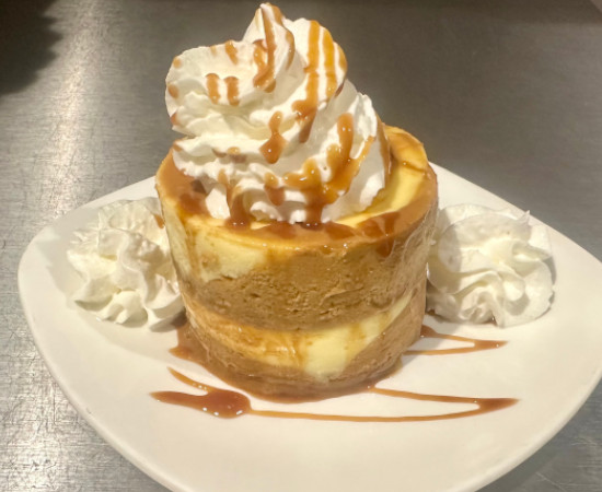 SALTED CARAMEL CHEESECAKE image